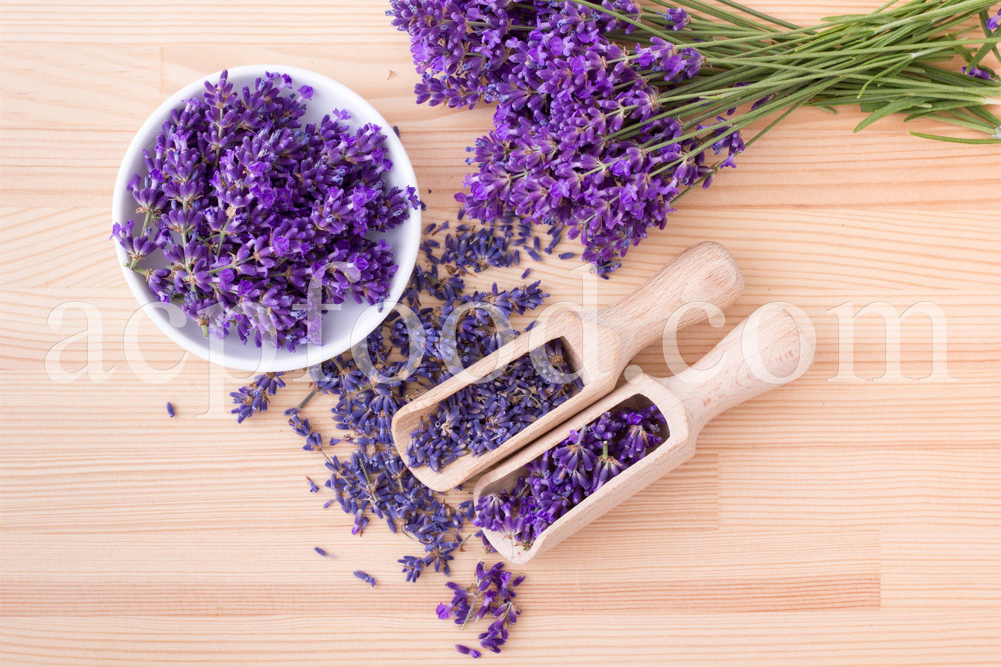Herbs and fruits which can lighten you up. Lavender.