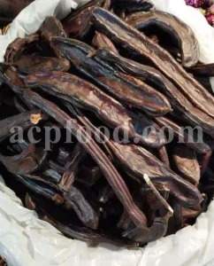 bulk dried carob pods for export in large sacks