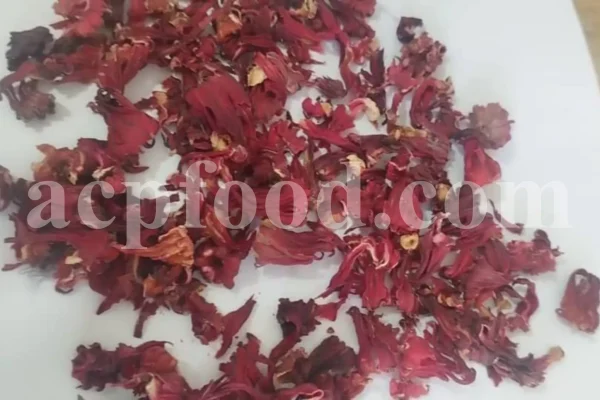 Red hibiscus flowers for tea bulk supply and herbal infusion production