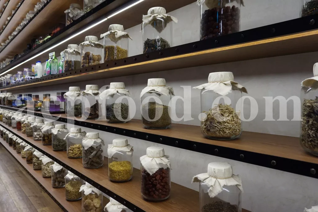 Market trends for medicinal herbs in the UK showing growth in herbal supplements, teas, and natural products