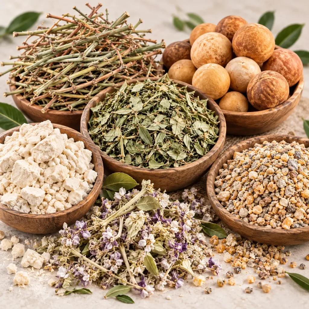 Assorted bulk industrial botanical materials for research and industrial applications – ACPFOOD