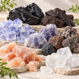 Assorted natural minerals supplied in bulk by ACPFOOD
